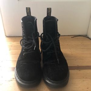 Special Edition Black Velvet Dr. Martens